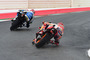 Marc Márquez im Regen hinter Rabat