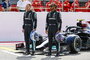 Valtteri Bottas und Lewis Hamilton