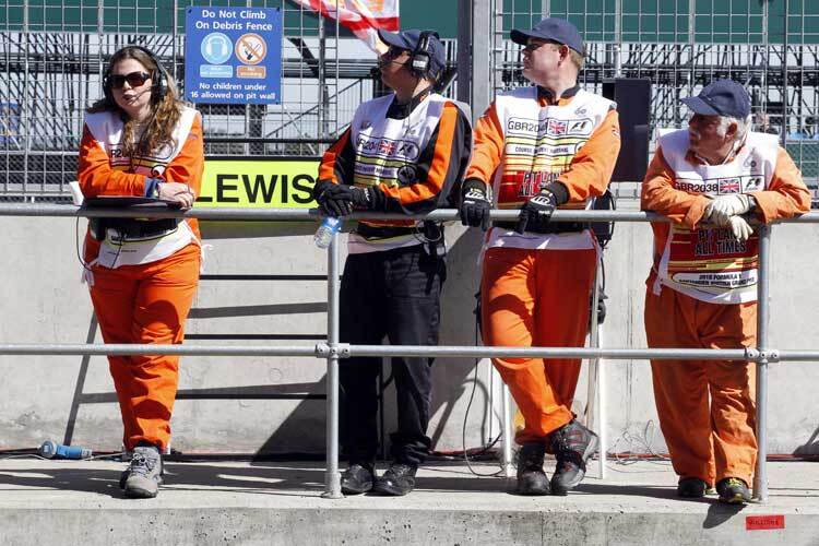 Die Streckenposten in Silverstone planen eine Gedenkfeier