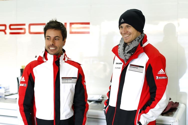 Fred Makowiecki beim LMP1-Test mit Nico Hülkenberg