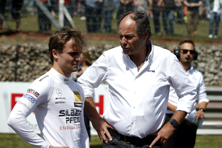 Lucas Auer mit Onkel Gerhard Berger