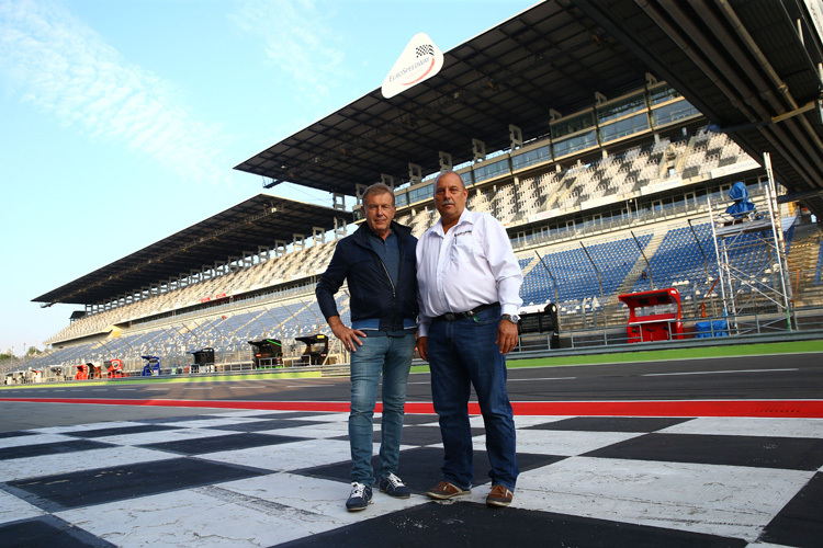 Auf dem Lausitzring wird die kommenden Jahre investiert, rechts Josef Hofmann