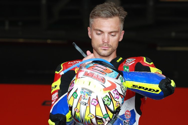 Leon Camier wird in Misano nicht den Helm benötigen