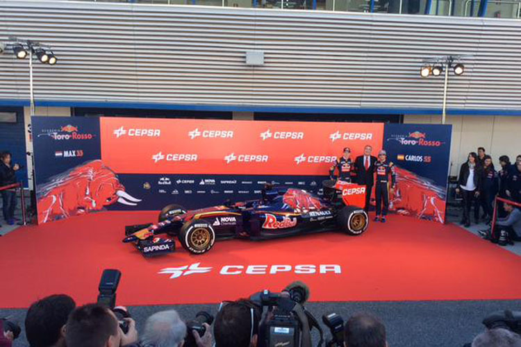 Bereit für die Saison 2015: Der Toro Rosso STR10