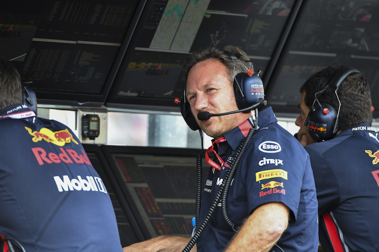 Red Bull Racing-Teamchef Christian Horner 