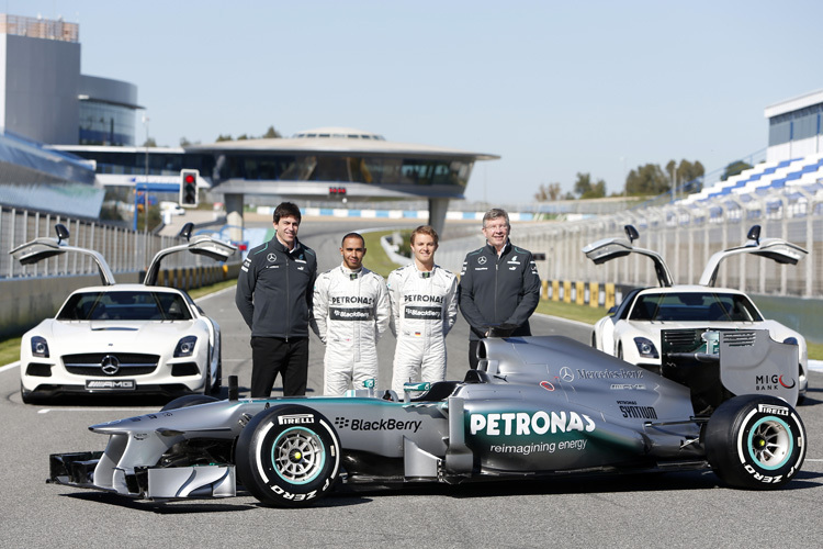 Toto Wolff und seine Truppe