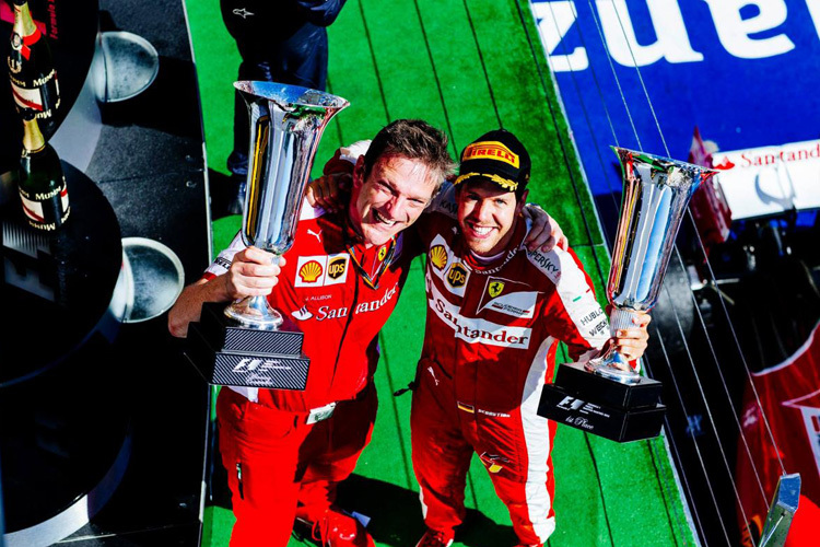 James Allison mit Sebastian Vettel