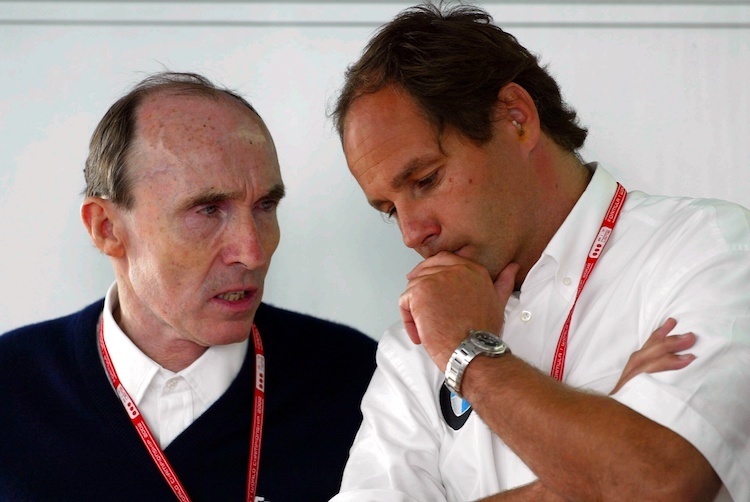 Frank Williams und Gerhard Berger im Jahr 2002