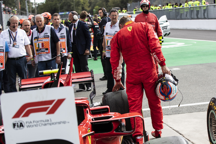 Kimi Räikkönen nach dem Italien-GP in Monza