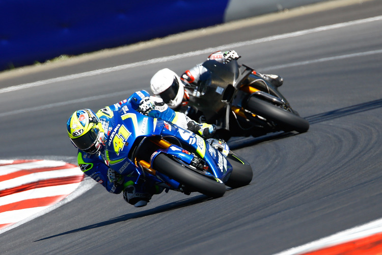 Aleix Espargaró beim Test auf dem Red Bull Ring