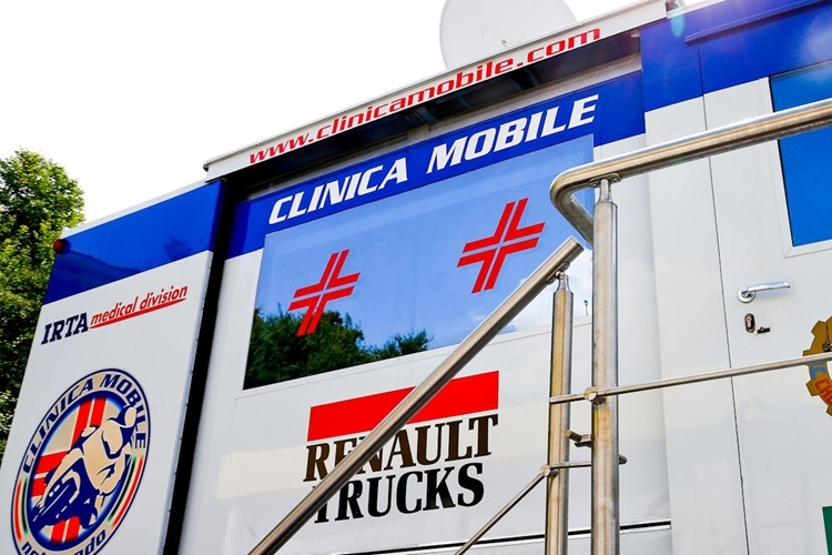 Die MotoGP-Krankenhauseinheit «Clinica Mobile»