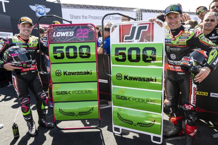 Alex Lowes und Jonathan Rea