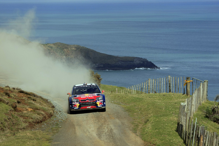 Loeb auf der Prüfung «Whaaanga Coast»