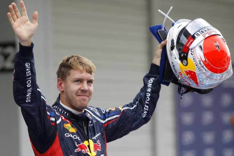 Sebastian Vettel holte sich die Pole