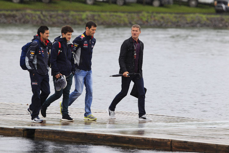 Red Bull Racing Team mit David Coulthard
