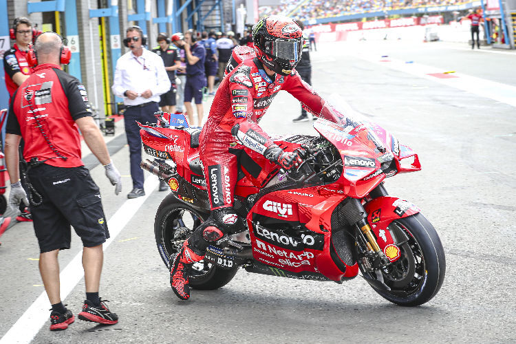 Pecco Bagnaia in Assen