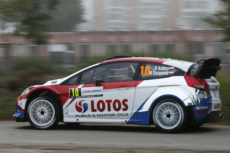 Seit Anfang der Saison tritt Kubica im bei M-Sport angemieteten Ford Fiesta WRC an  