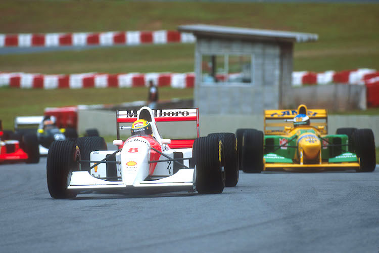 Die Formel 1 im Jahre 1993: Die Autos wogen nur 500 Kilogramm