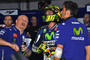 In Austin liegt viel Arbeit vor Crewchief Silvano Galbusera (li.) und Valentino Rossi