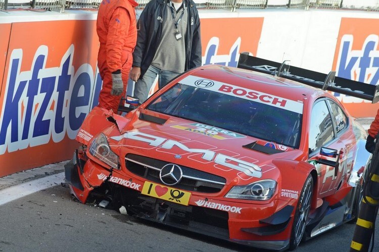 Vitaly Petrov crashte seinen Mercedes