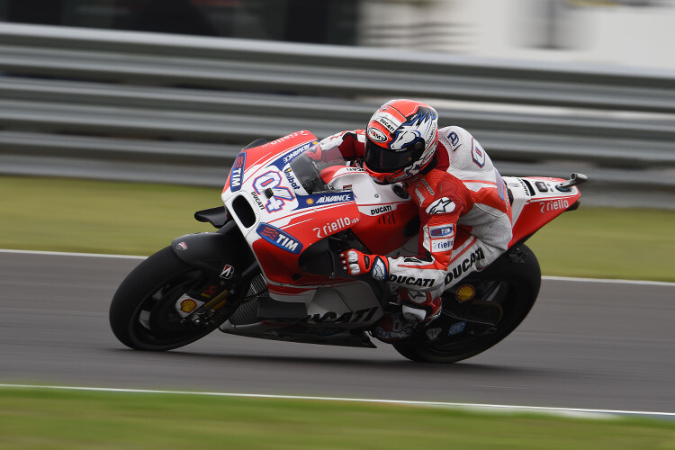 Andrea Dovizioso auf der Ducati GP15