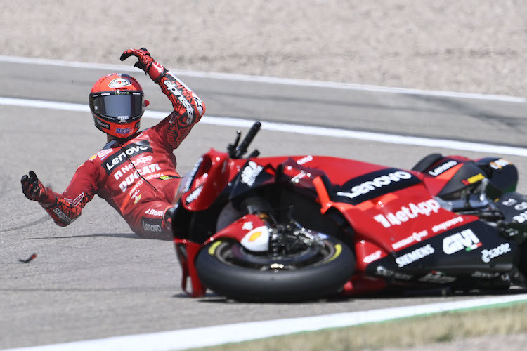 Nach seinem Sturz auf dem Sachsenring drehte Francesco Bagnaia im vergangenen Jahr auf und holte sich fünf Siege und den Titel