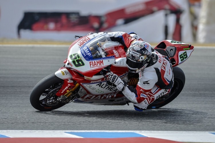 Niccolo Canepa ist in Laguna Seca sehr gut unterwegs 