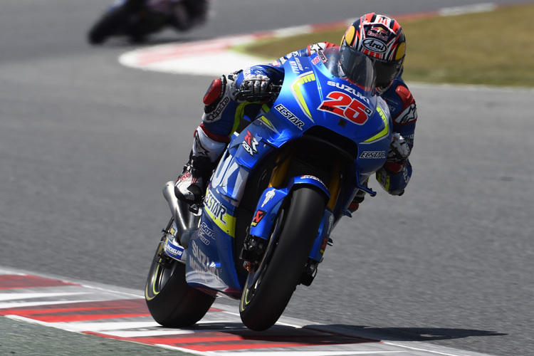 Maverick Vinales gibt die Pace vor