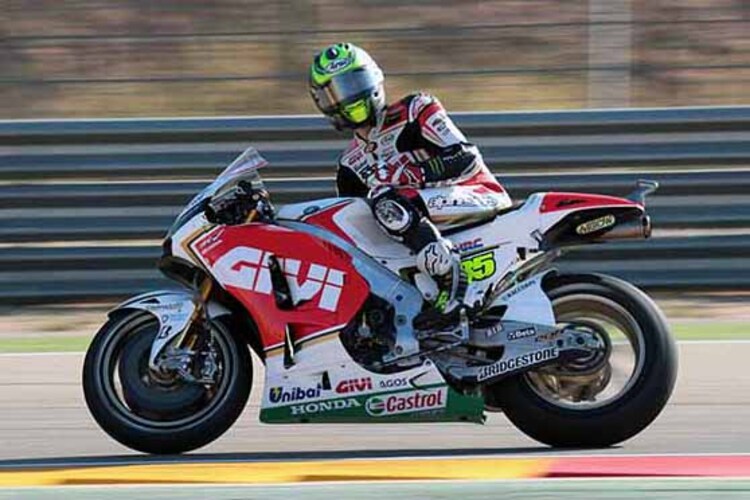 Cal Crutchlow auf der LCR-Honda in Aragón