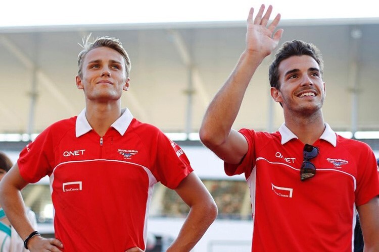 Max Chilton mit Jules Bianchi