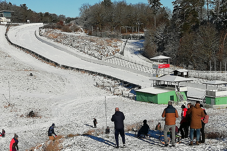 Der Bergring im winterlichen Kleid
