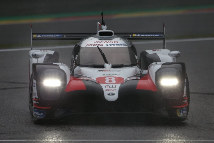 Bestzeit für den Toyota TS050 Hybrid im Regen von Spa-Francorchamps