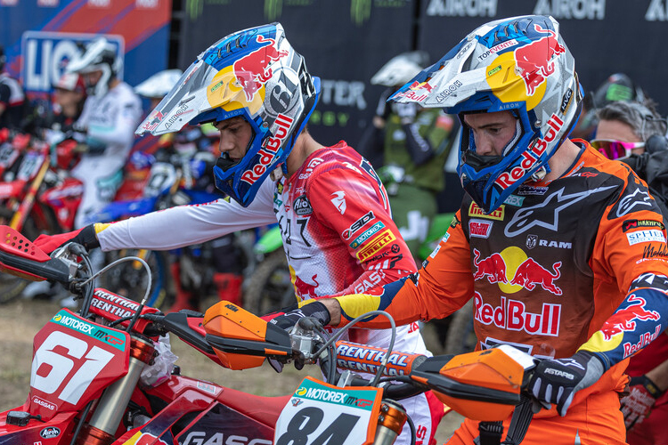 Jeffrey Herlings (#84) und WM-Leader Jorge Prado (#61)