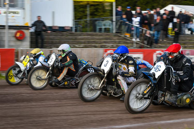 Start zum Finale beim B-Gespann-Masters in Heusden-Zolder