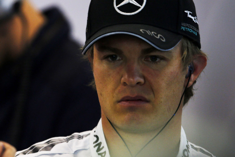 Die Enttäuschung war Mercedes-Pilot Nico Rosberg anzusehen»