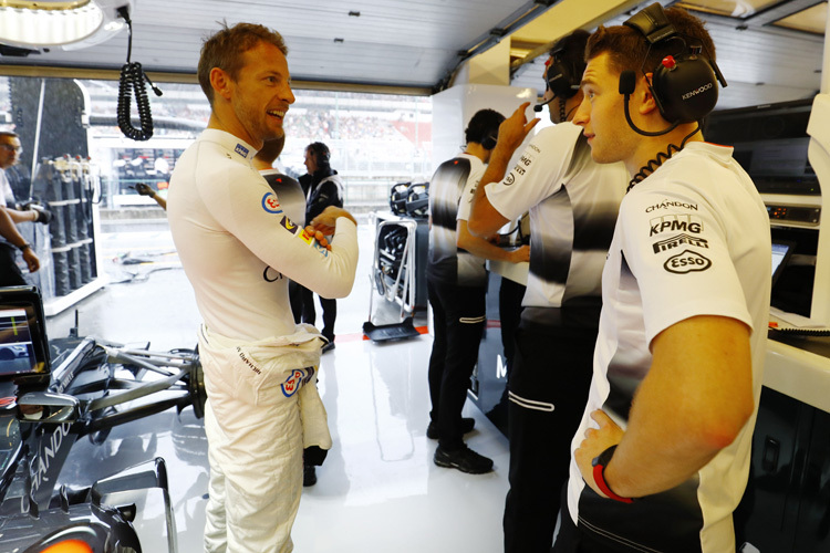Ersetzt Stoffel Vandoorne (rechts) McLaren-Stammfahrer Jenson Button?