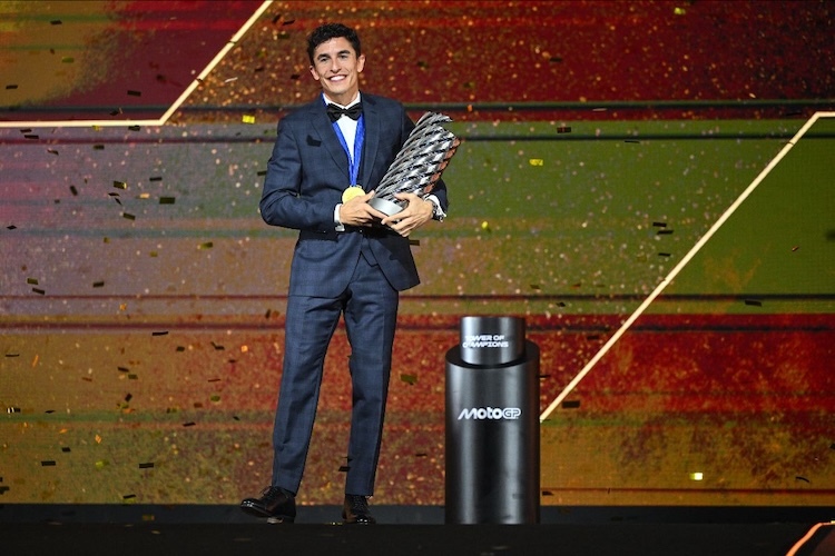 Marc Marquez durfte den Tower of Champions