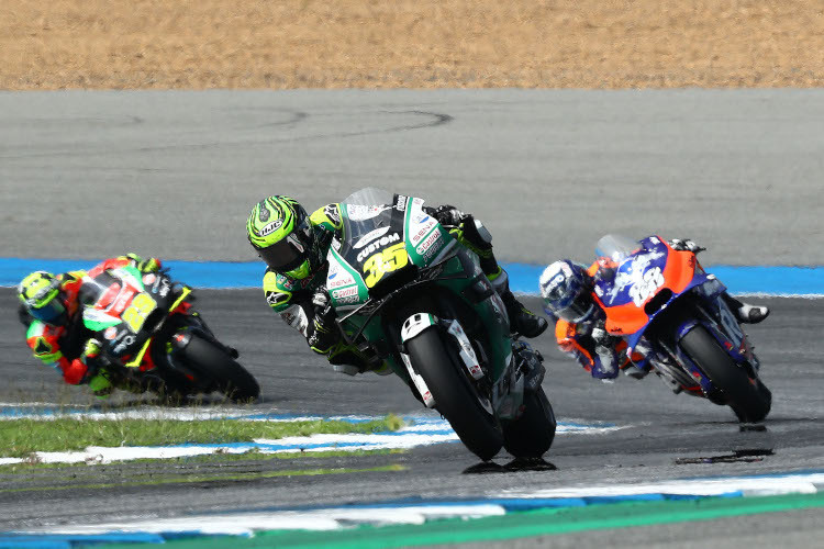 Cal Crutchlow vor Miguel Oliveira und Andrea Iannone