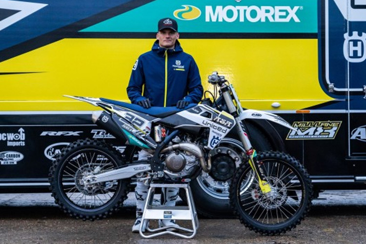 Brent van Doninck kam in letzter Minute im Team 'ASA United Husqvarna' unter