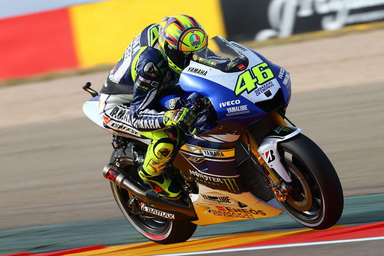 Valentino Rossi in Aragón