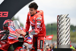 Weltmeister Marc Marquez zeigte eine phänomenale Saison)