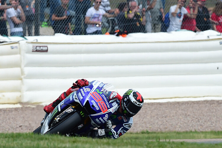 Jorge Lorenzo im Quali auf dem Sachenring