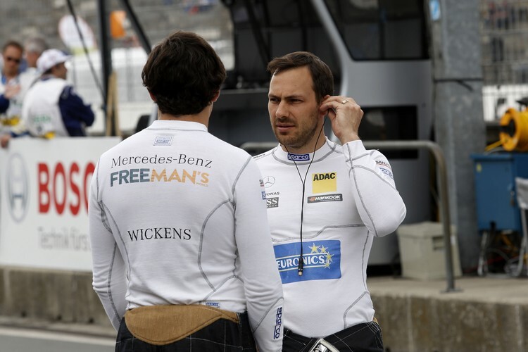 Gary Paffett im Gespräch mit Robert Wickens