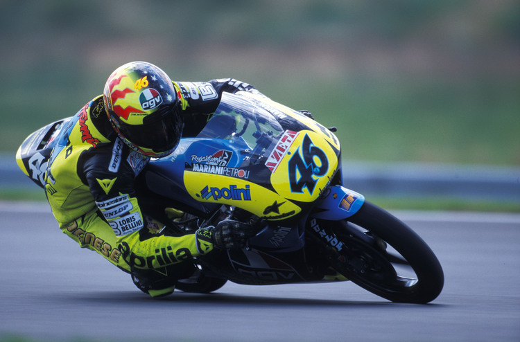 1996 gab Valentino Rossi sein WM-Debüt