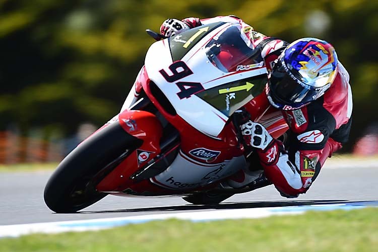 Jonas Folger auf Phillip Island: Platz 8 am Freitag