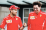 Sebastian Vettel und Mattia Binotto