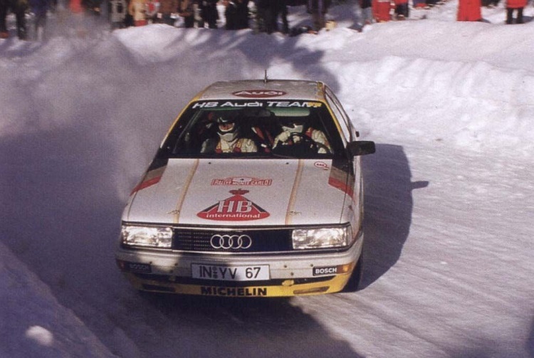 Walter Röhrl bei seiner letzten Rallye Monte Carlo