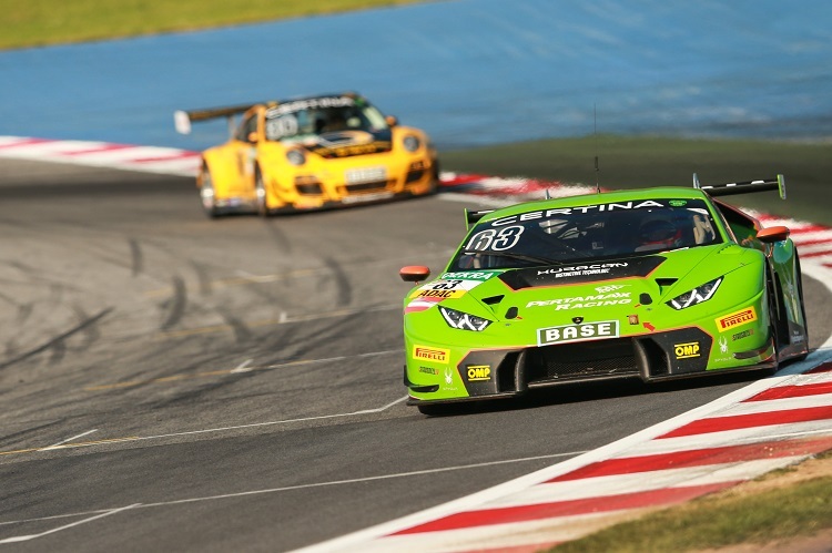 Der Lamborghini Huracán GT3 gab im ADAC GT Masters schon am Red Bull Ring bei einem Gastauftritt Gas