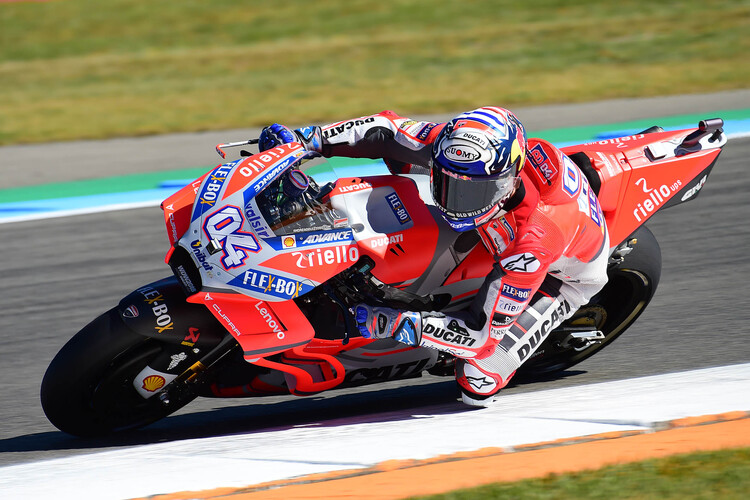 Andrea Dovizioso auf der Ducati in Assen