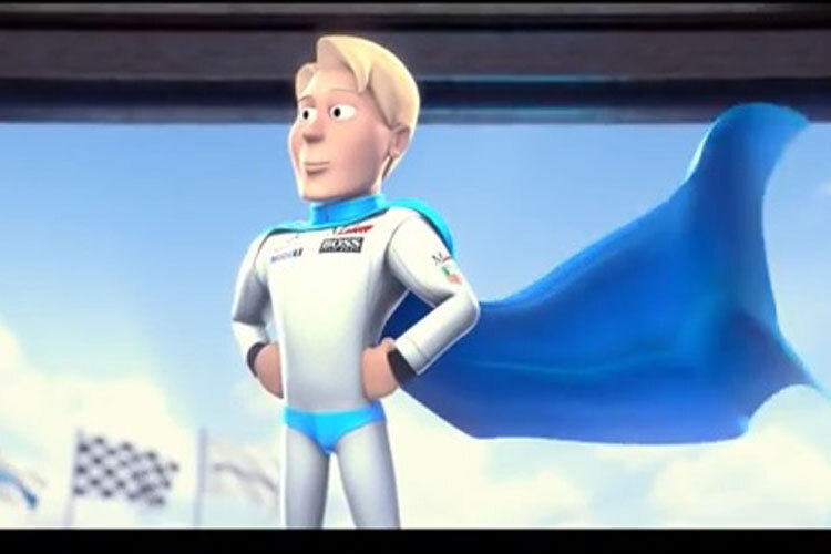 Mika Häkkinen ist der Star des 7. Teils von Tooned 50